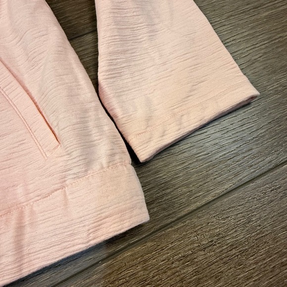 T by Talbots Women's Cozy Crush Drawstring Waist Jacket NWT Large UPF 50+ Zip - Picture 7 of 12